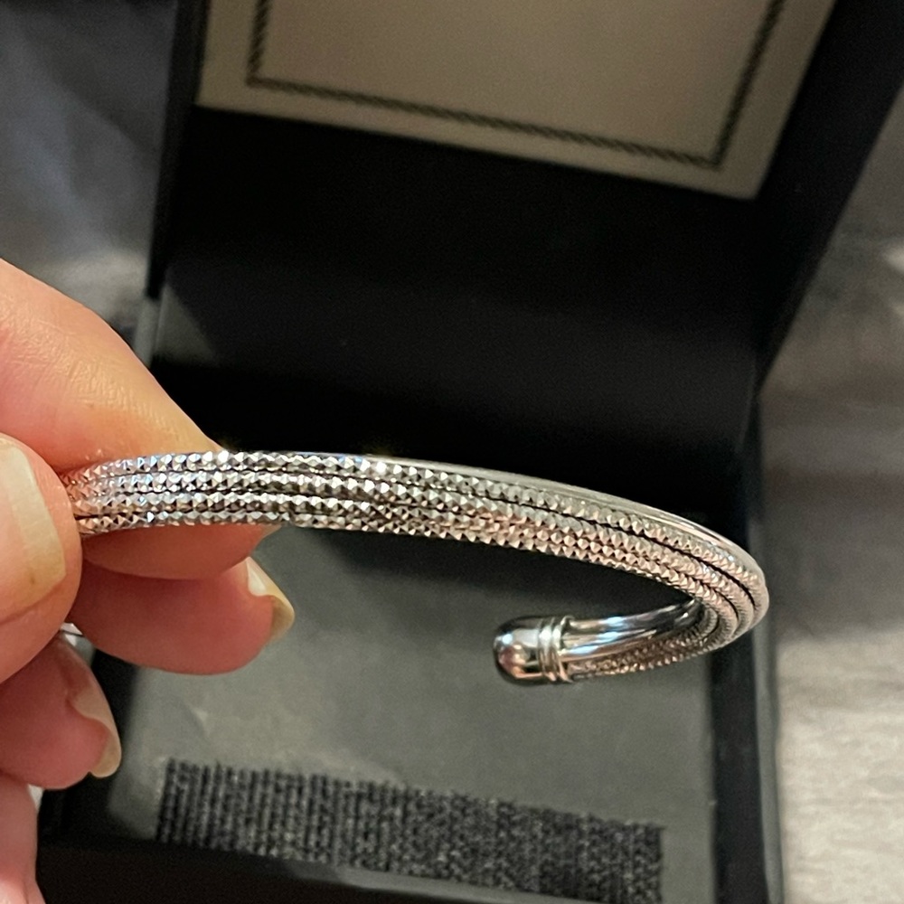 Nib Silver Plated Adjustable Bracelet - image 7